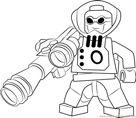 two face coloring pages|mr freeze coloring page.